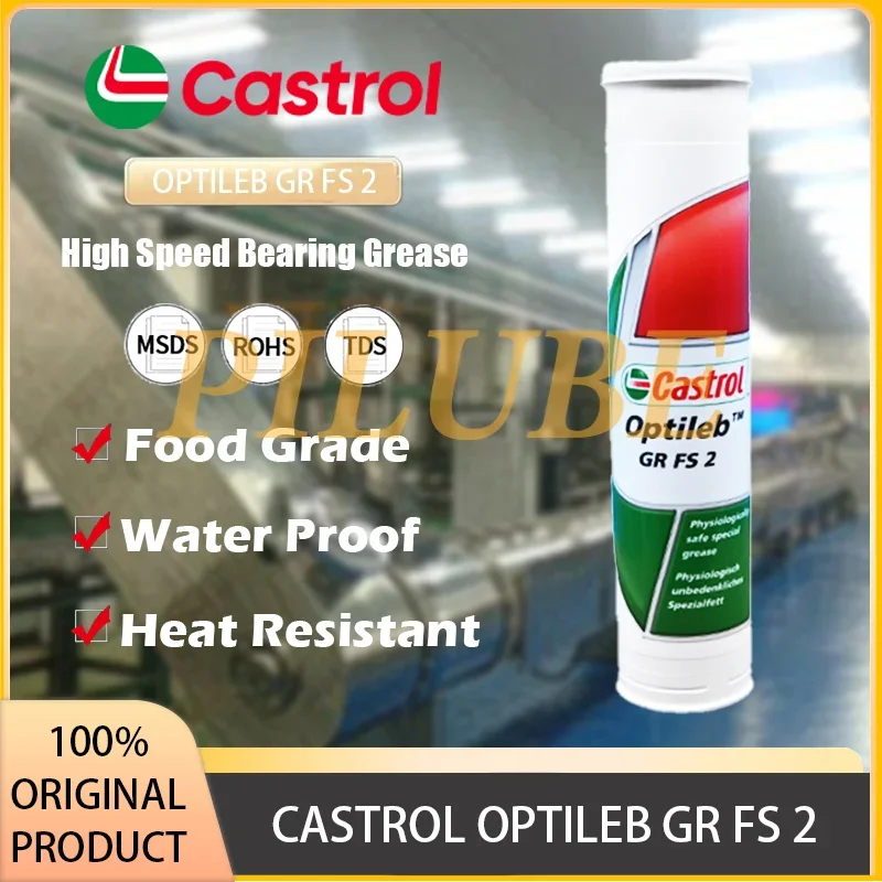CASTROL Optileb GR FS 2 Food Grade High-Speed Bearing Grease: Real ...