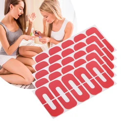 50PCS Peel Off Nail Tapes Skin Barrier Spill Proof Sticker Nail Art Protector Cover DIY U Shape Anti-overflow Tools For Nail Art