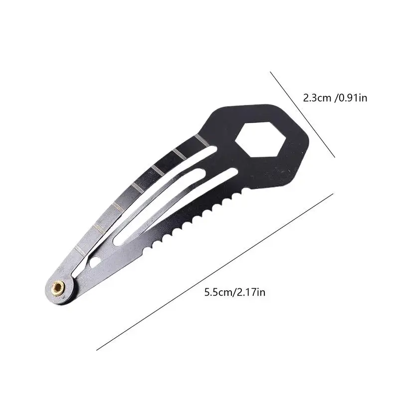 Metal Contour Hair Clips Women Barrettes Hair Pins No Slip Water Drop Design Stainless Steel Hair Clips For Women Girls Men