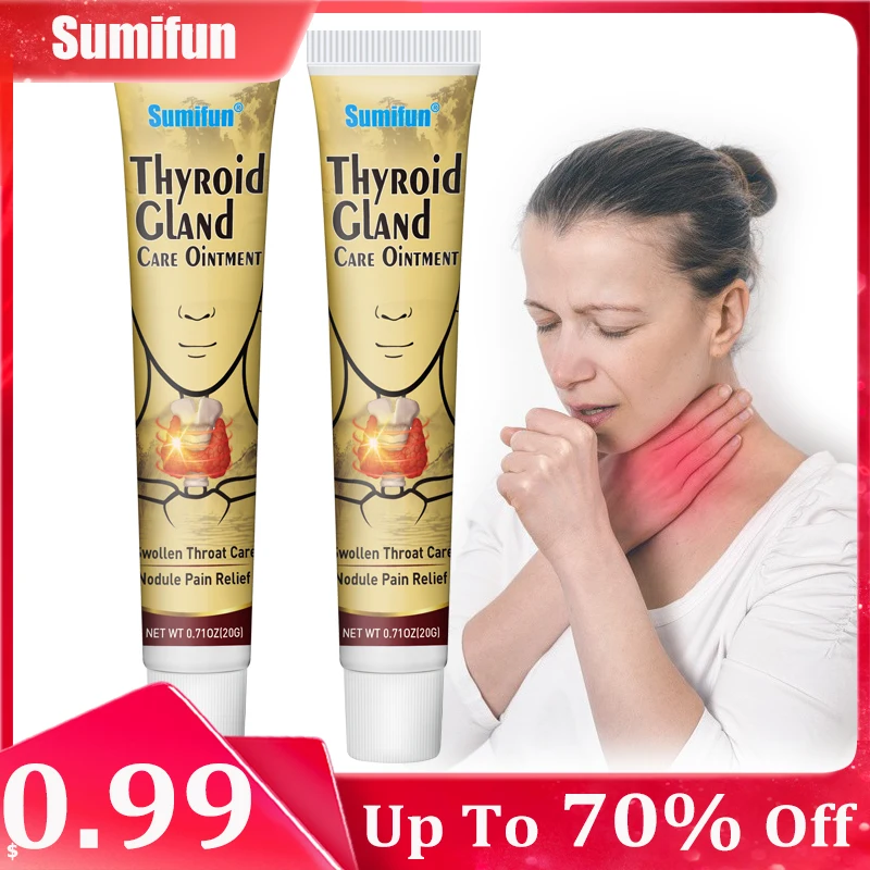 

Only$0.99 Sumifun Thyroid Gland Cream Sore Throat Pain Relief Ointment Treat Thyroiditis Neck Lymph Node Massage Medical Plaster