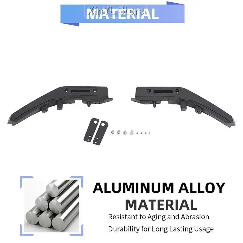 2PC 메탈 엔진 후드 핸들 장식 보호 손잡이 포드 브론코 2021 2022용 자동차 외장 액세서리