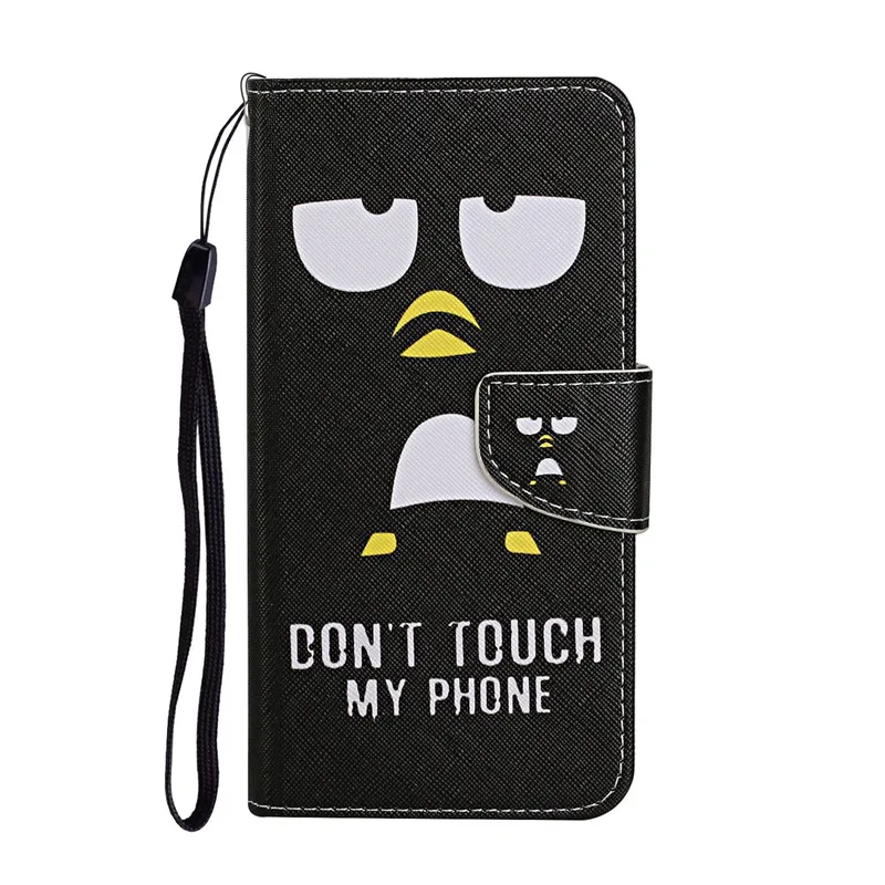 Leather Flip Wallet Case with Card Slots