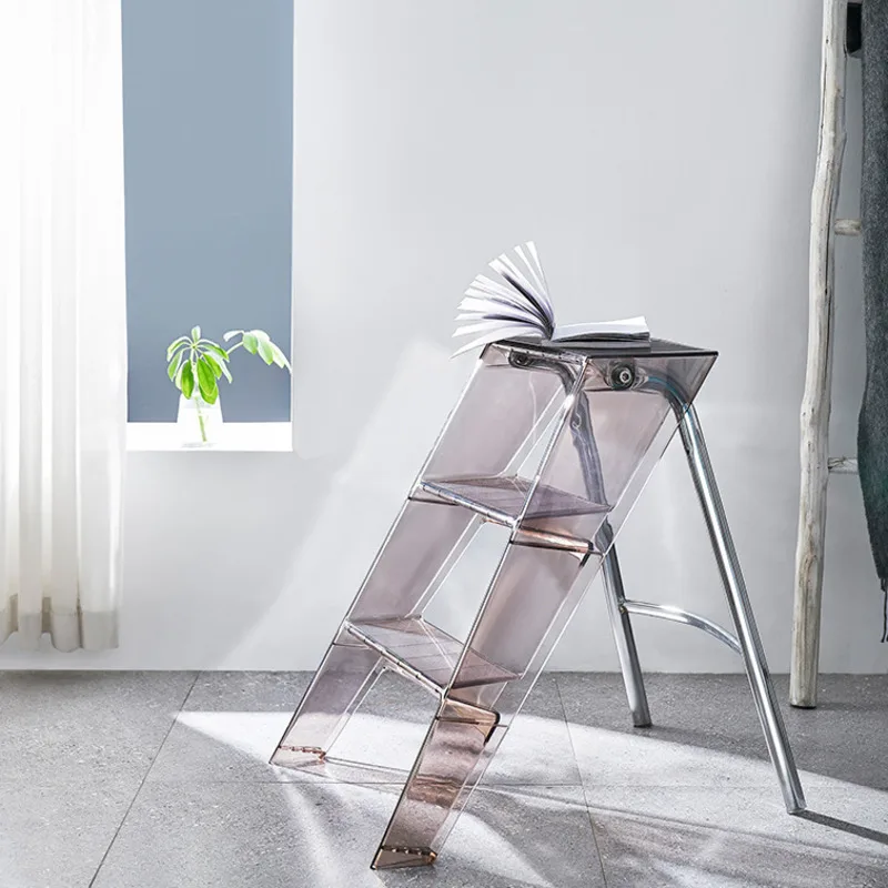 Modern-Ladder-Chair-Multifunctional-Step-Ladder-Chair-Transparent
