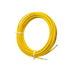 Premium Silicone Electric Wire - Soft, Flexible, High Temperature Resistant - 5 Meters/16.5ft - 28 AWG (YELLOW)