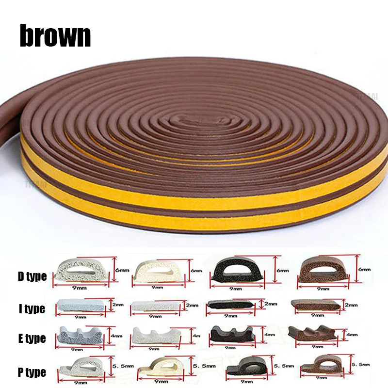 Acoustic Foam Self-Adhesive Weatherproof Seal Strip