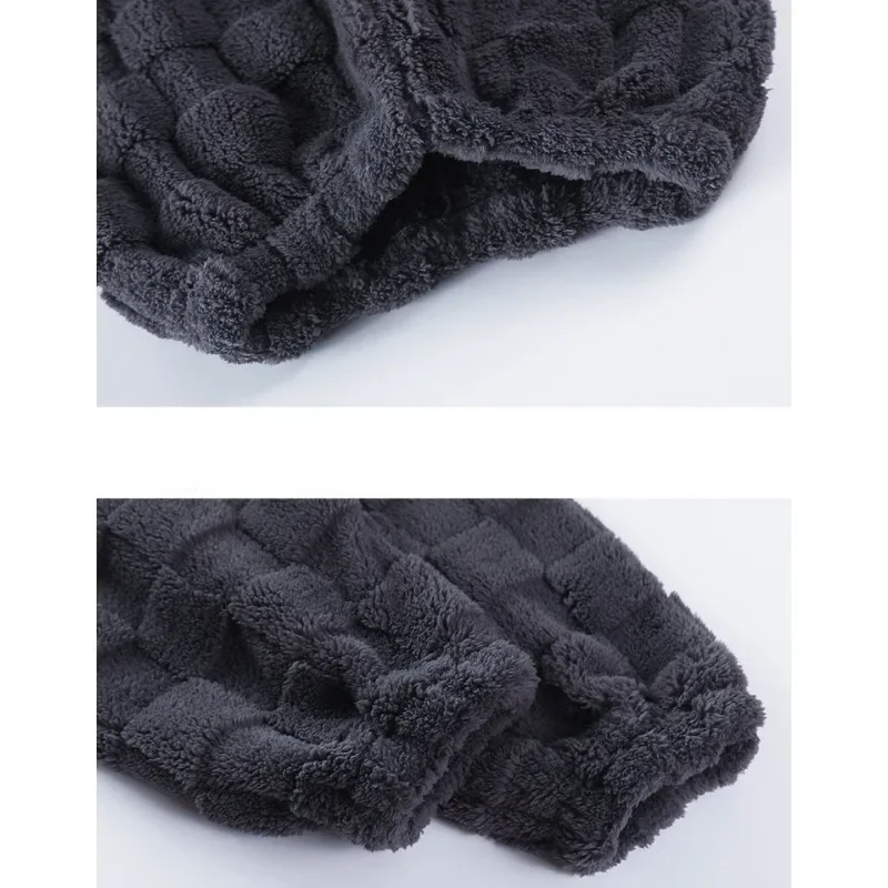 2024 New Coral Velvet Pajamas Women Autumn Winter Plush Thickened Loungewear Cute Cartoon Student Flannel O-neck Homewear Suit