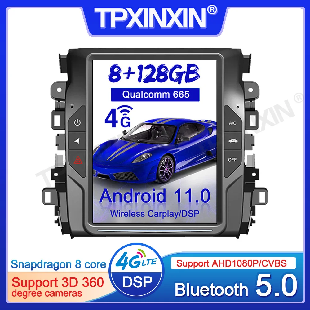 

8+128 Wireless Carplay For Honda Avancier 2017-2018 Car Multimedia Player GPS Navi Unit Autoradio Audio Stereo Cassette Recorder