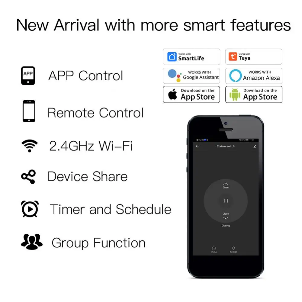 

Умный беспроводной модуль 90-250 В, не требует переключателя, работает с домашним Alexa и дистанционным управлением