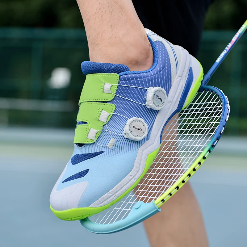 

Professional Badminton Shoes Men Women Badminton Sneakers Light Weight Tennis Shoes Anti Slip Table Tennis Sneakers