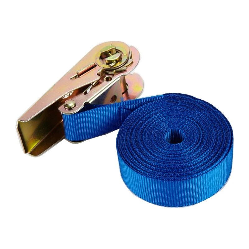 2/4/6/10M Car Tension Rope Tie Down Strap Strong Ratchet Belt Car Luggage Bag Cargo Lashing Strap for Truck Motorcycle Bike Boat