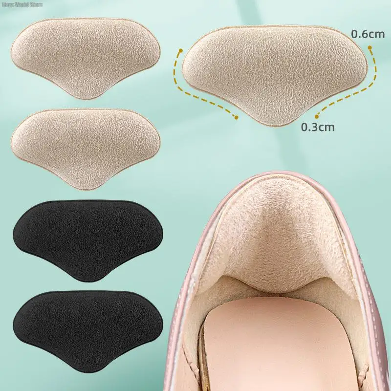 

5D Soft Heel Stickers Heel Protectors Sneaker Shrinking Size Insoles Anti-wear Feet Shoe Pads Adjust Size High Heel Cushion Inse