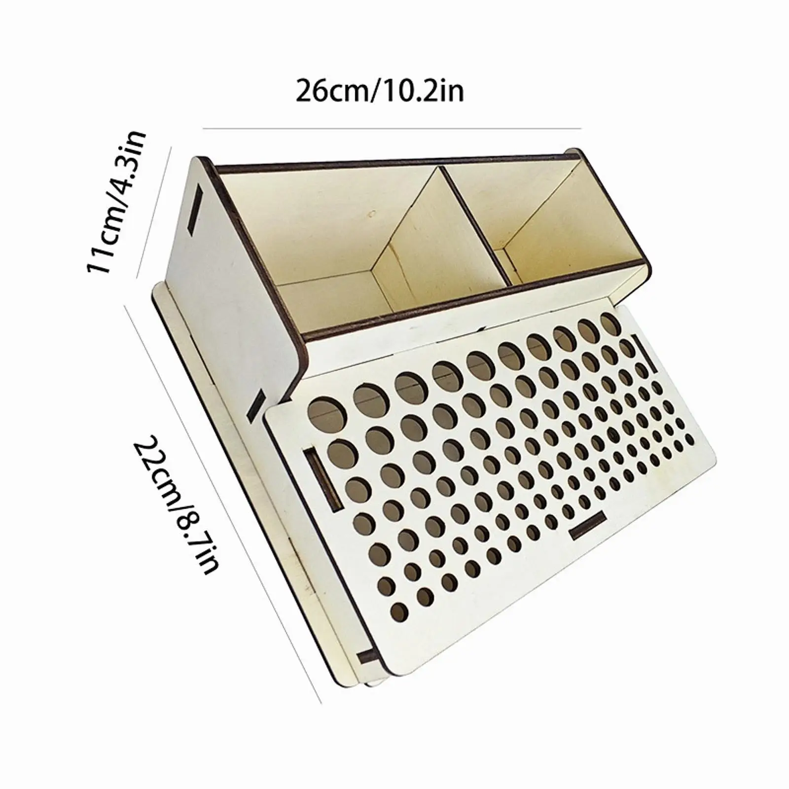 Leather Holder Tool Wooden Leather Tool Organizer Holes Multifunctional Leathercraft Craft Rack