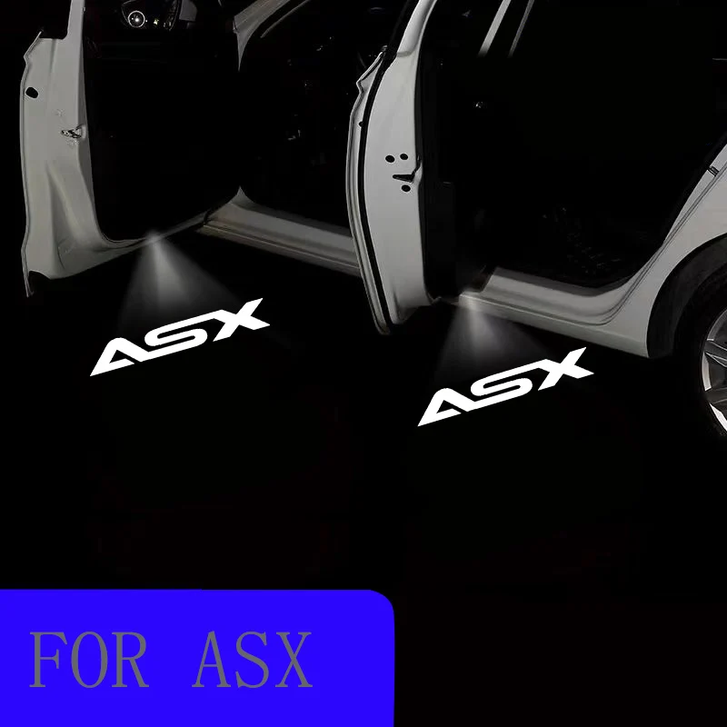 2 Pz Per Mitsubishi Asx 2010-2020 2021 2022 2023 2024 Led Car Door Light Projector Laser Ghost Shadow Lamp Emblem Accessori