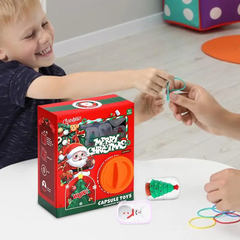 Christmas Egg Twisting Christmas Eggs Mini Vending Machine Children's Funny Egg Toys Egg Claw Machine For Boys Girls Teens Kids 2