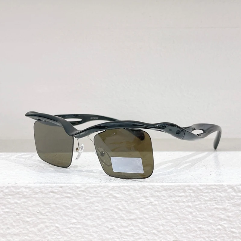 

Street Fashion Niche Square Sunnies Male SPRA15 Classic Designer Black Sunnies Top Quality Acetate Soalr Glasses for Men