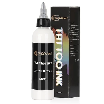 120ml white/black/red Tattoo Ink Pigment with box Body Art Tattoo Kit Professional Beauty Paint Makeup Tattoo Supplies permane