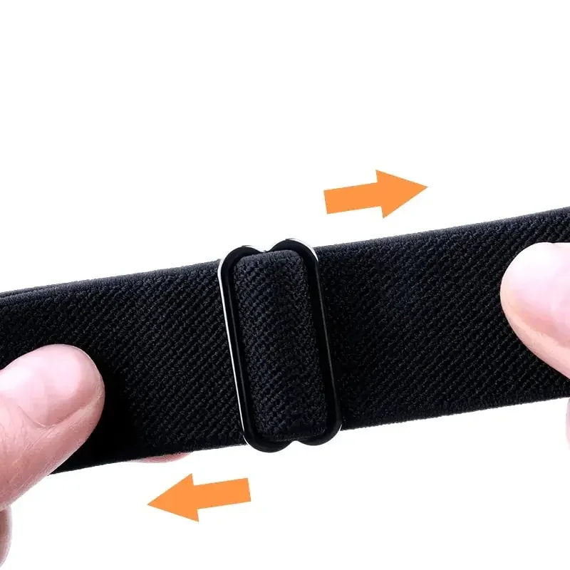 Adjustable Nylon Elastic Smartwatch Band, 20mm 22mm Strap, Premium Comfort and Style