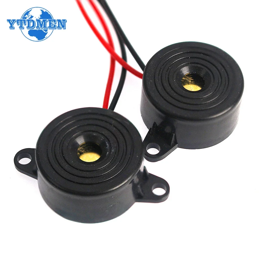 5PCS SFM-20B DC3-24V 피에조 전자 버저 경보 연속 사운드 2312 활성 압전 버저 Arduino 용 높은 데시벨