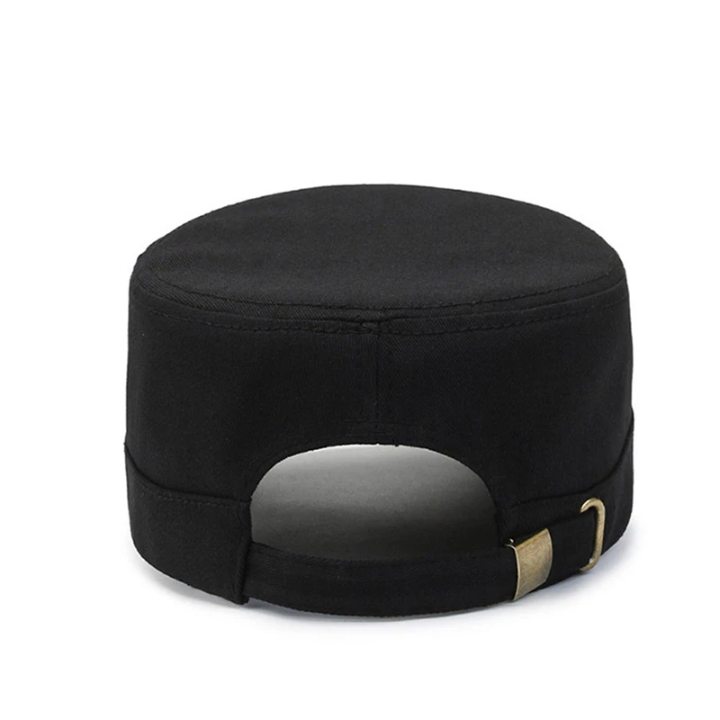 Classic Vintage Men Military Hat Adult Fashion Summer Autumn Brand Solid Adjustable Flat Top Cap Women flat cap cap hat flat vintage cap