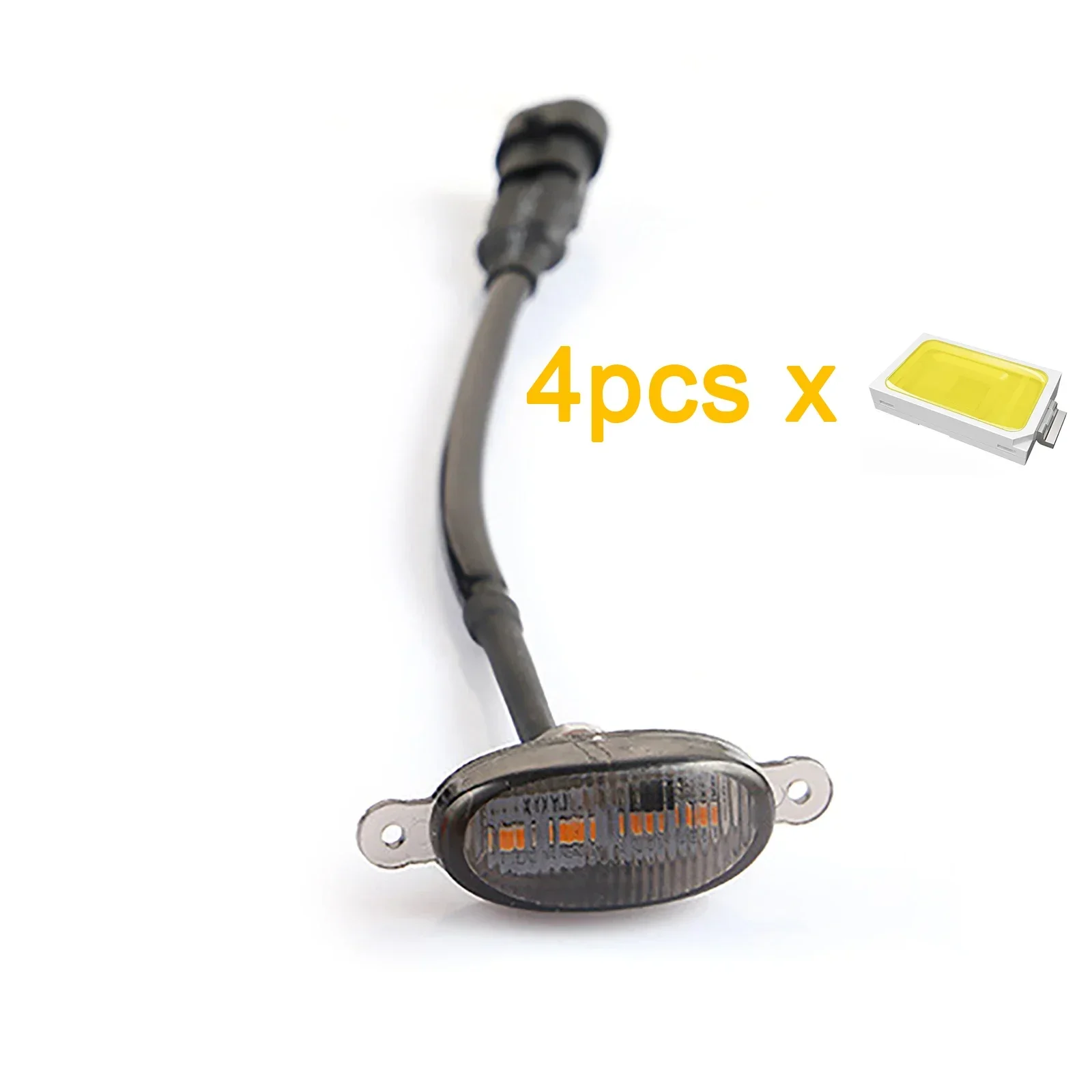LED Grille Light Universal Car Smoked Amber White Grill Light Lighting Eagle Eye Lamp for Off Road Trunk SUV Ford Toyota car led running lights
