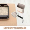 Cat Litter Scoop with Holder Stainless Steel Detachable Sifter Ergonomic Grip for Pet Waste Management Fine Litter Sand Soil 2