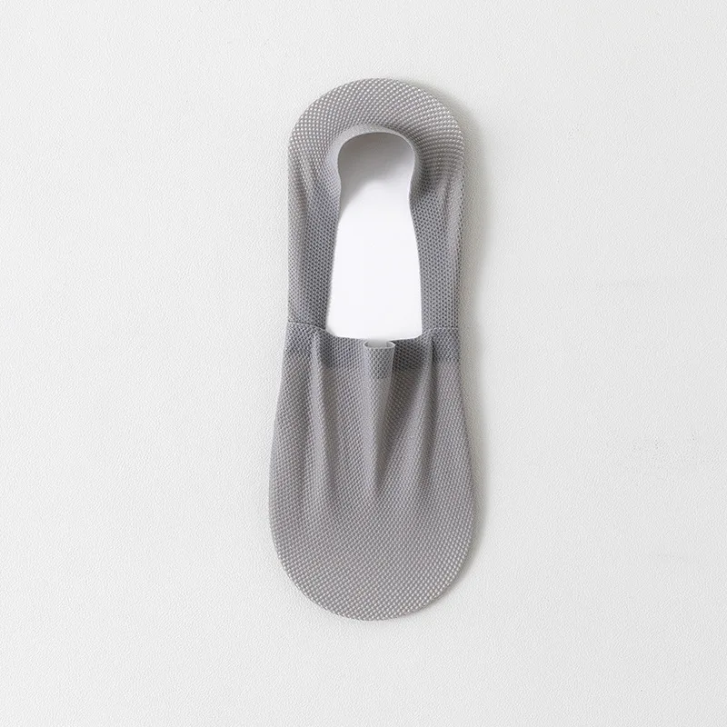 1/3/5 Pairs High-Quality Men Cotton Boat Socks Summer Thin Breathable Solid Color Silicone Anti Slip Low Top Invisible Socks
