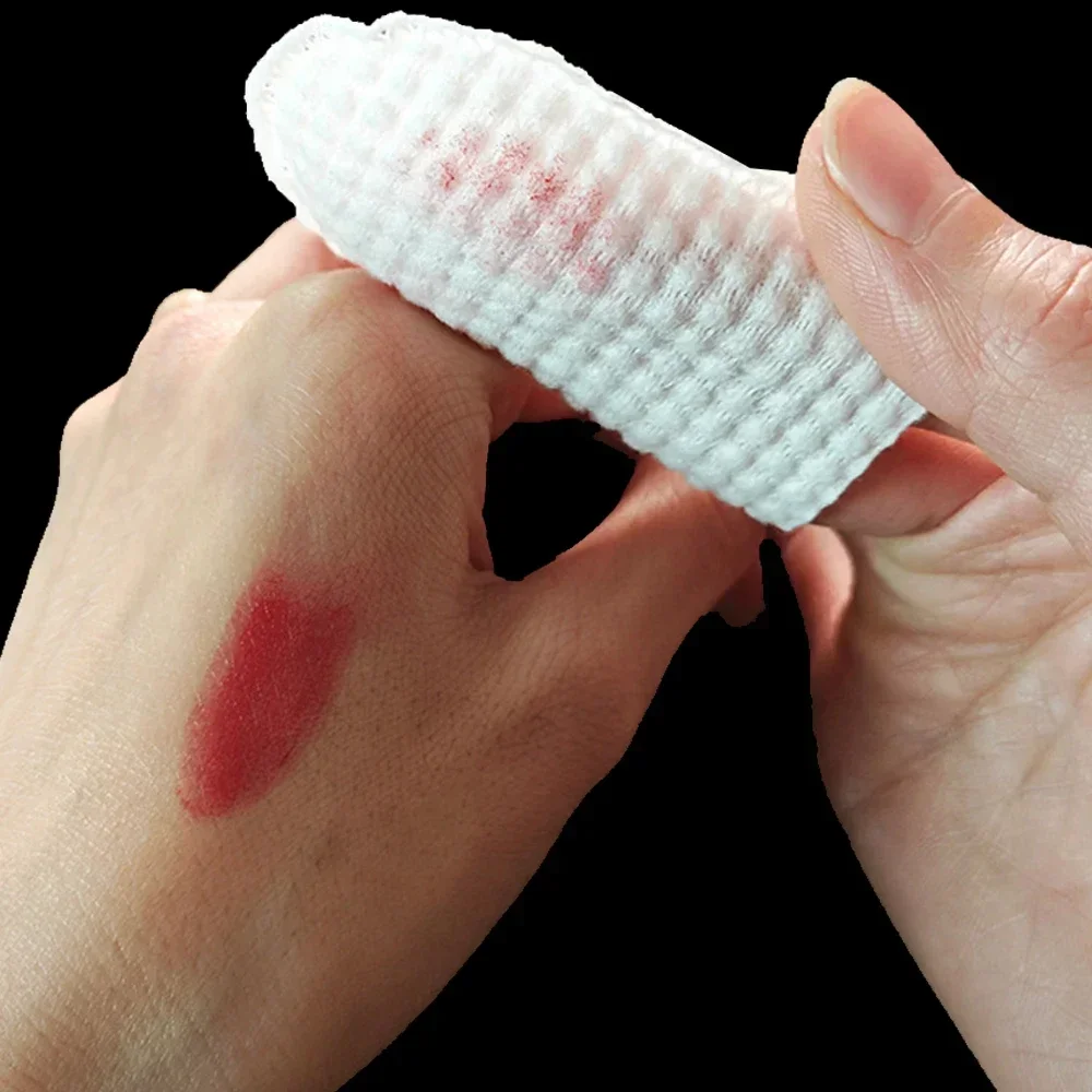 U-shaped Makeup Removal Cotton Pads Disposable Hand-insert Face Towel Seal Cosmetic Cleaning Tool Wet Cotton Pads Travel Makeup makeup remover makeup remover pads