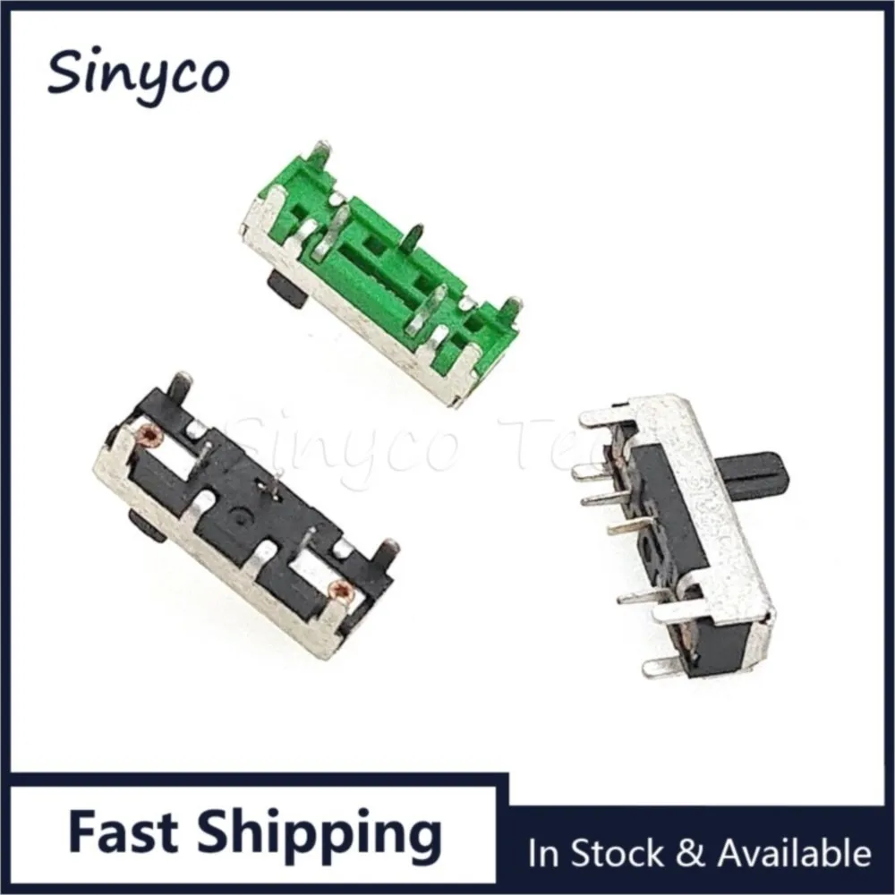 5PCS 총 길이 18MM 스트레이트 슬라이드 전위차계 B1K 10K 20K 50K 100K 슬라이딩 저항기 장난감 액세서리 스트로크 10mm 핸들 5mm