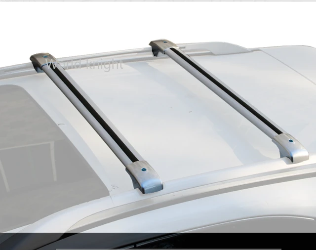 Porte-bagages de toit en alliage d'aluminium, 2 pièces, support de