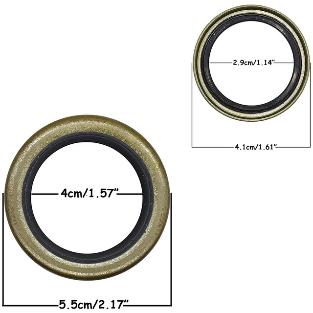 A Fűnyíró Forgattyúk -Tömítéshez 697110 És 795387 Kombinált Fémolaj -Tömítés Alkatrészek Csere Megfizethető Vadonatúj - Image 6