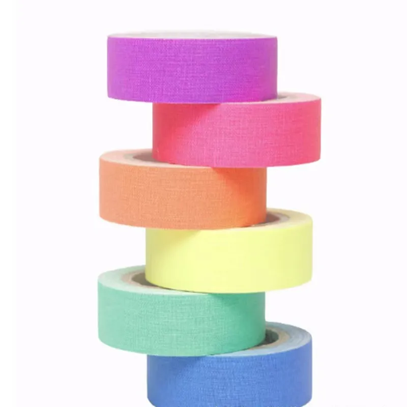 

6 шт./компл. УФ флуоресцентная лента матовая высококлейкая светящаяся лента для сценических фильмов Волшебный реквизит лента для выступлений домашний Декор 6 шт./комплект