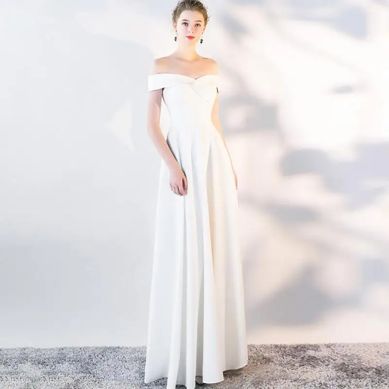 Off The Shoudler Evening Dresses A-link Floor Length Quinceanera Dress Multiple Colors Prom Gowns Vestido Plus Size Made Custom