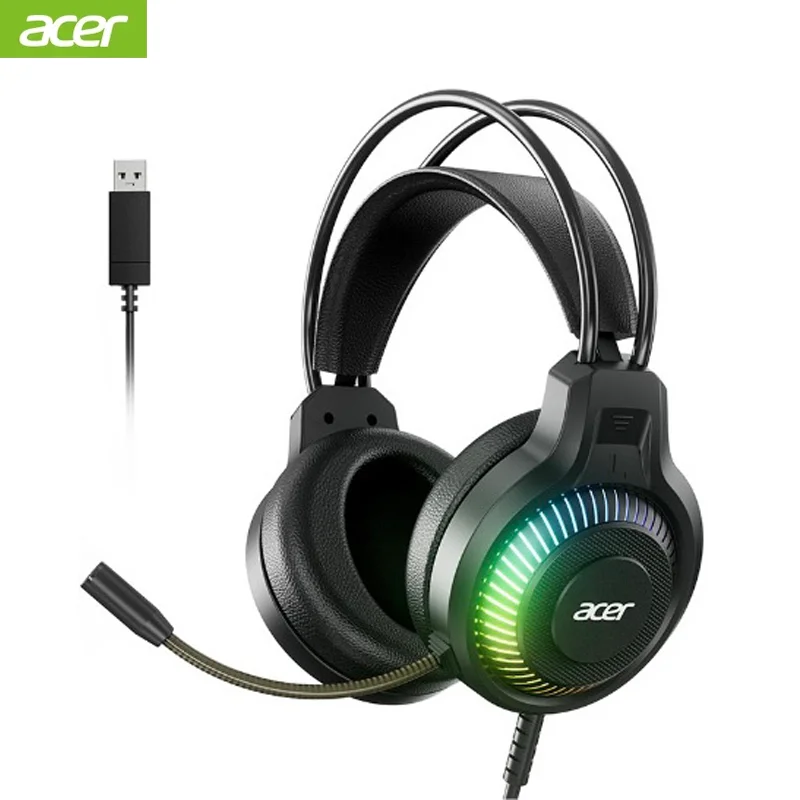 Acer OHW303 Gaming Headphones with Mic LED Light Stereo