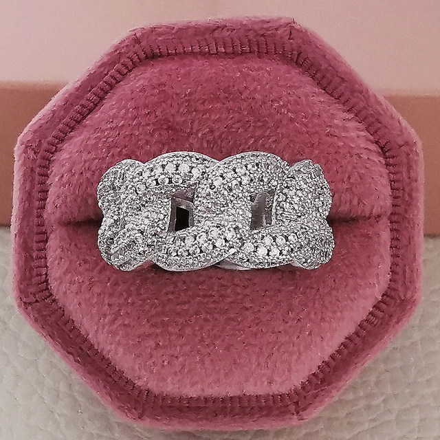 Wedding Band Eternity Ring For Women Big Gift For Ladies Love Wholesale Lots Bulk Jewelry R5578
