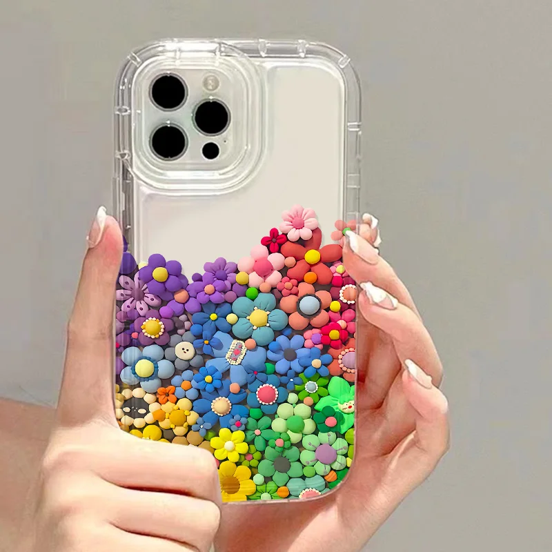 thumbnail image 1 of Fundas transparentes para iPhone 13, funda para iPhone 15, 16, 12, 11, 14, 13 Pro Max, 15 Plus, fundas Love Heart, funda de silicona suave a prueba de golpes, 1 of 5