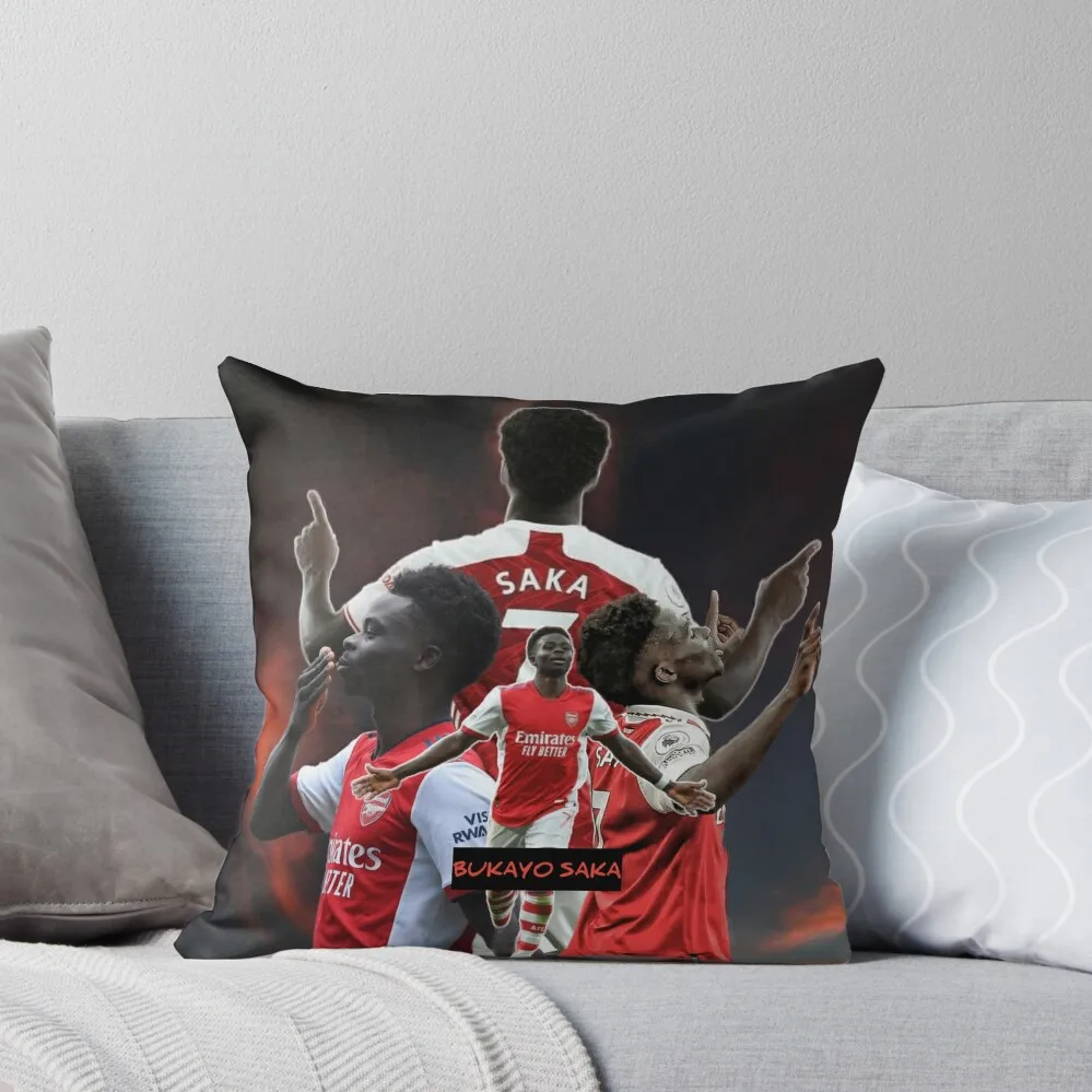 

Bukayo Saka Art Throw Pillow Cushions For Decorative Sofa pillow cover luxury