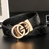 Business Men belt Casual Fashion Luxury Designer Famous Brand Automatic G Buckle Women belts Leather Belt for Men Male Jeans