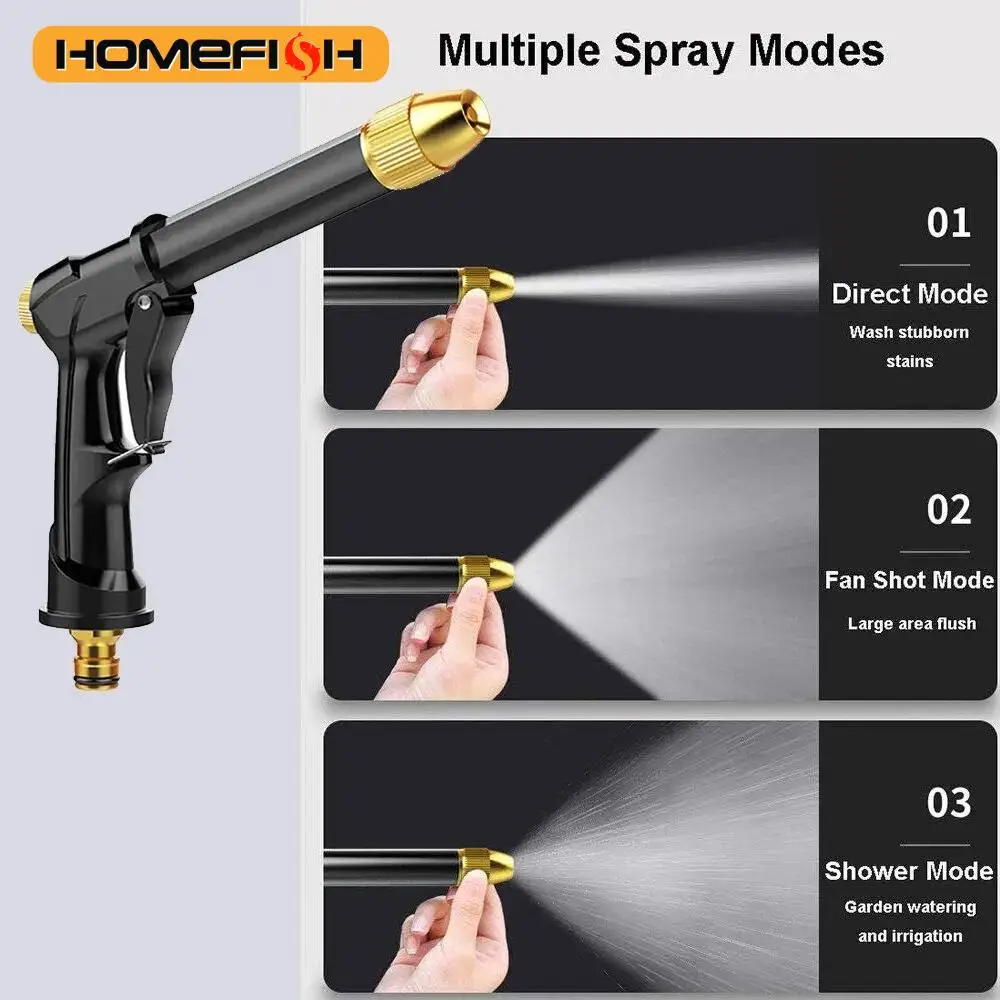 Flexible Expandable Garden Hose High Pressure Nozzle Spraye Washer Gun Car Wash Expandable Garden Water garden hose