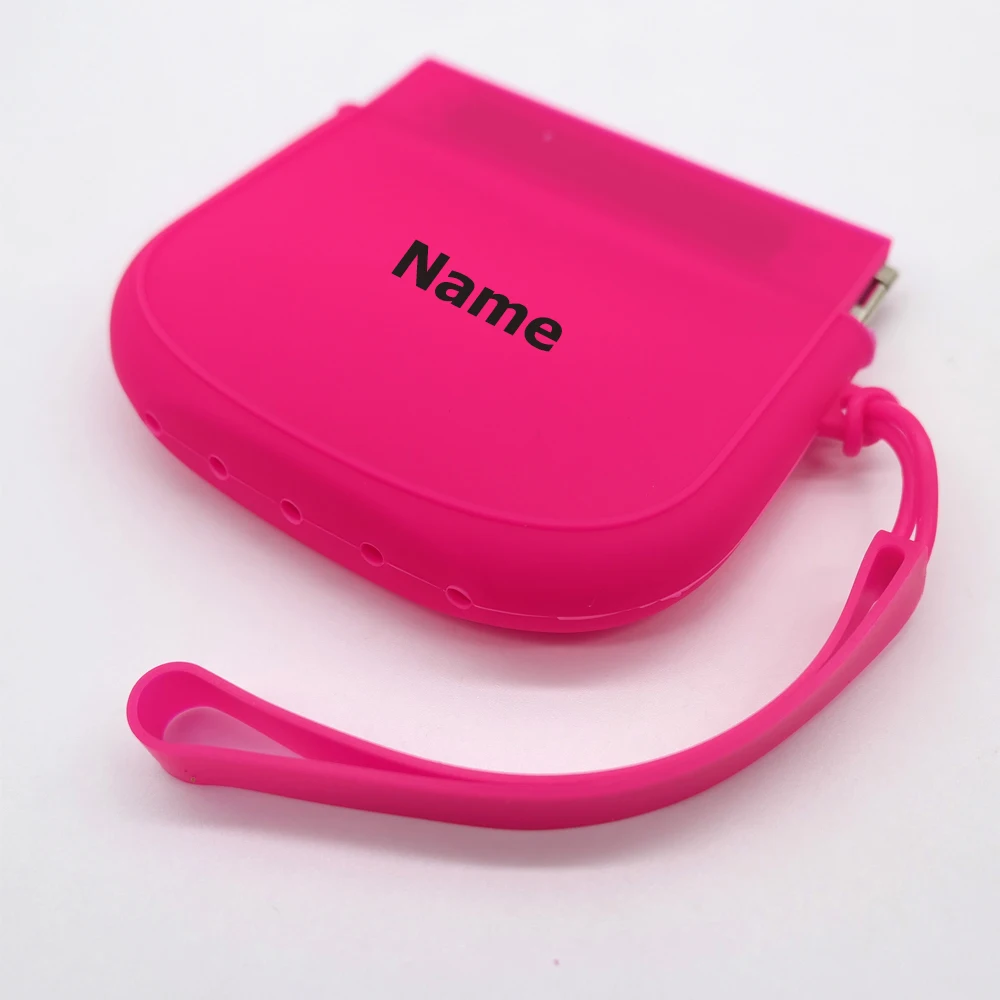Free Name Printing Surprise Gift Baby Storage Box Pacifier Case Silicone Bag More Thoughtful and Unique