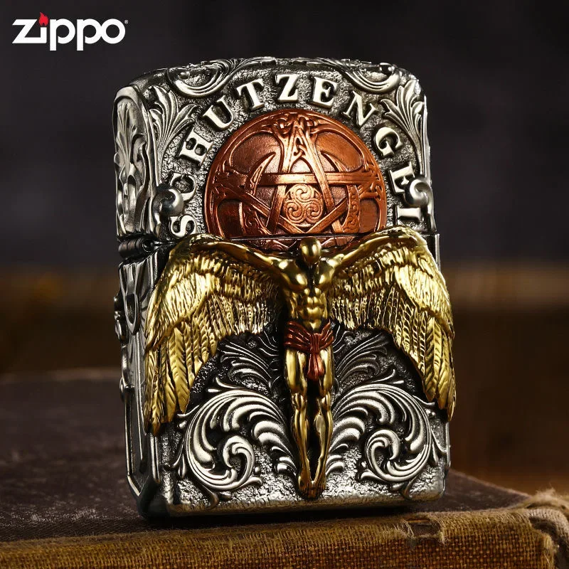 Zippo lighter Armored Guardian Angel Windproof Collection in box
