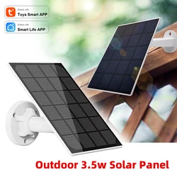 REHENT 3.5W Outdoor Solar Panle With USB Port 3M 10FT Cable Length for Rechargeable Battery Camera