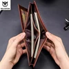 BULLCAPTAIN Genuine Leather Wallet Male Brand Designer Business Wallet Multi-function Storage Purse Rfid Card Package Wallet Men 6