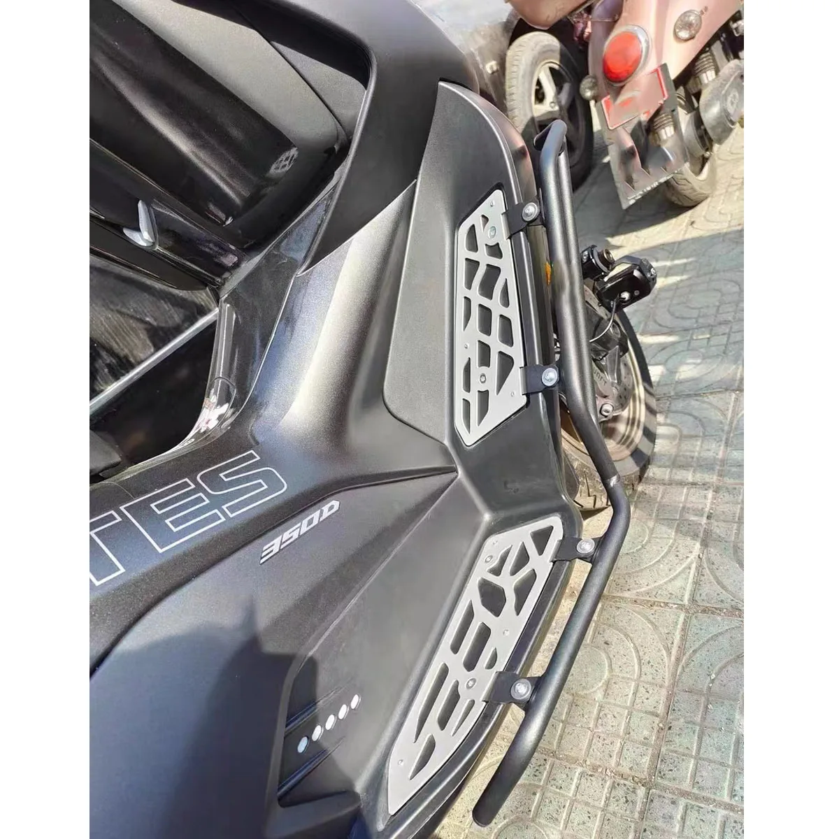 Paraurti Moto 350D Modificato Paraurti Corpo Protezione Telaio Anti-Caduta Bar Supporto Per Cellulare Per Zontes 350D 350-D