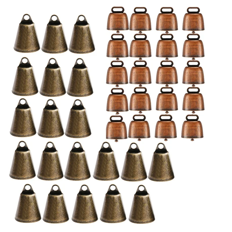 

40Piece Cow Horse Sheep Grazing Copper Bells Cattle Goat Farm Animal Loud Bronze Bell Small Metal Cow Bell Metal