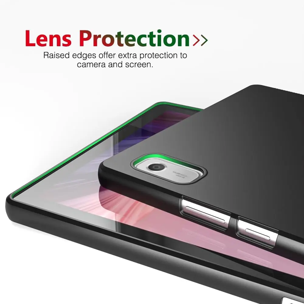 Flexível Silicone Tpu Preto Capa Protetora Soft Case para Lenovo Tab m9 m8 8.0 9.0 P11 M10 Plus 10.6 Y700 - Imagem 2