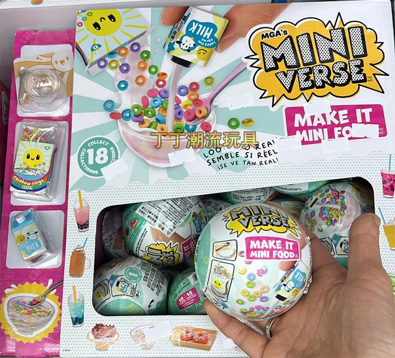  MGA's Miniverse Make It Mini Food Cafe Series 1 Minis -  Complete Collection (Pack of 24), Blind Packaging, DIY, Resin Play, Collect  : Toys & Games