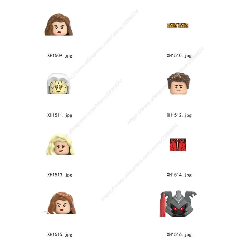 

Single Collection Action Figures accessories Building Blocks toys for children Series