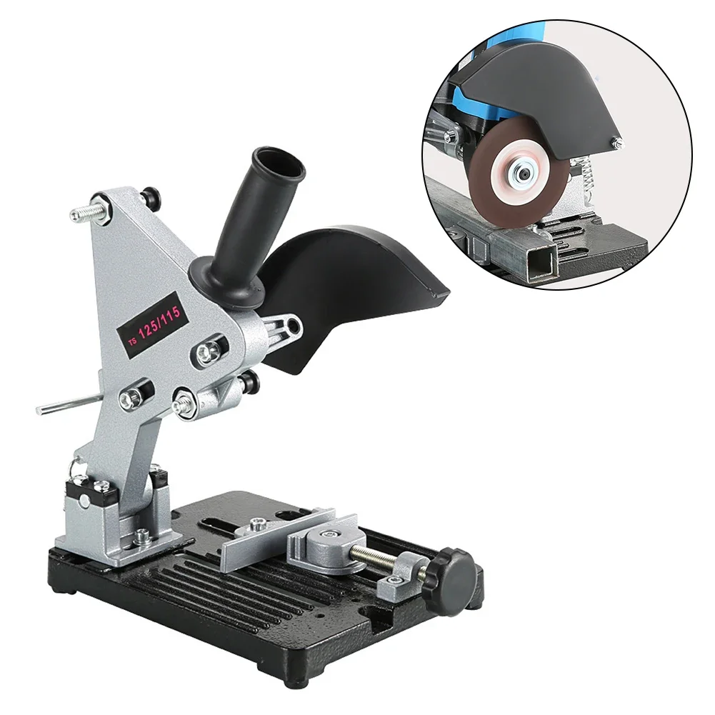 1 Pcs Angle Grinder Stand Grinder Holder Cutter Support For 100/125mm Type Adjustable For Stainless Steel, Iron, Pvc, Wood