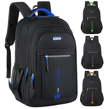 Zaini da uomo Zaino impermeabile Oxford Borsa per computer da lavoro Zaino da viaggio casual Zaino per studenti delle scuole superiori senior