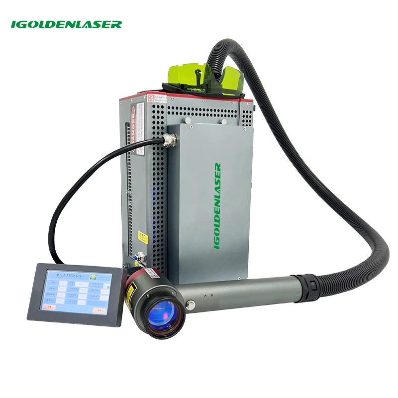 Mopa Laser Cleaner 3000w Backpack Pulse Laser Cleaning Machine Portable